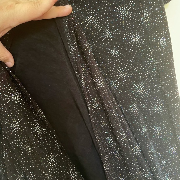 Vintage Sparkly Tshirt Dress 90s - Picture 6 of 6